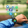 LC11 1.28 inch TFT Screen Outdoor Sports Smart Watch, IP68 Waterproof Support Heart Rate & Blood Pressure Monitoring (Blue)