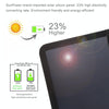 HAWEEL 21W Ultrathin 3-Fold Foldable 5V / 3A Solar Panel Charger with Dual USB Ports, Support QC3.0 and AFC(Black)