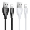Remax RC-160i 2.1A 8 Pin Lesu Pro Series Charging Data Cable, Length: 1m (Black)