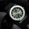 addies MY-052 Business Multifunctional Luminous Watch Silicone Watchstrap Watch for Men(Black Gold)