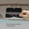 Multifunctional Car Glasses Box Car Sunshine Board Tickets Glasses Clamp(Grey)