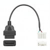 For Tesla Model X / S 2012-2015 OBDII to 12 Pin OBD Adapter Cable