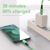 ENKAY Hat-Prince ENK-CB209 PD 20W 3A Type-C to 8 Pin Silicone Data Sync Fast Charging Cable, Cable Length: 1.2m(Purple)
