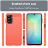 For Samsung Galaxy A26 5G Carbon Fiber Brushed Texture TPU Phone Case(Red)