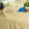 Oxford Cloth Waterproof Dustproof Barbecue Cover With Sundry Bag, Size: 190x71x117cm(Beige)