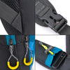 Motorcycle Waterproof Nylon Backpack Convenient Motorbike Chest Bag Backpack Camping Hiking Running Outdoor Sport Bag(Green)