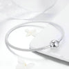 S925 Sterling Silver Personality Fashion Bracelet Eternal Love Bracelet(21cm)