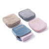 Plush Cloth Sanitary Napkin Storage Bag Sanitary Pad Storage Bag(Wine Red)