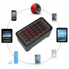 XLD-A7 150W 30 USB Ports Fast Charger Station Smart Charger, AC 110-240V, Plug Size:EU Plug