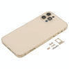 iPhone 12 Pro Back Cover Gold - SIM Tray & Lens