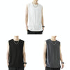 Men Summer Outdoor Vest Basketball Fitness Sports Sleeveless Crew Neck Shirt, Size: XXL(Black)