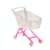 3 PCS Plastic Doll Simulation Trolley Shopping Cart Toy Children Birthday Gift(White)