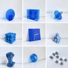 Translucent Blue Cross Circle Studio Background Ornament Photo Props