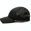 Summer Camouflage Baseball Mesh Cap Sports Sunshade Cap, Size: Free Size(Black)