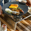 COOL CAMP Solid Wood Handle For Camping BBQ Pan Grill Heat-resistant Lifting Handle