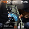 For Samsung Galaxy S23+ 5G Cooling MagSafe Holder Phone Case(Green)