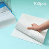100 Disposable Bird Cage Liners 40x40cm - Absorbent & Hygienic