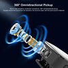 PULUZ 2 TX + 1 RX Wireless Lavalier Microphone (Black)