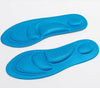 One Pair 4D Sport Sponge Soft Insole High Heel Shoe Pad Pain Relief Insert Cushion Pad for Woman(Blue)