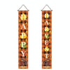 30 x 180cm Thanksgiving Day Couplet Decoration Porch Hanging Flag(Happy Harvest)