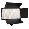 600 LEDs Stepless Adjustable Live Fill Lamp Reversible Photography Soft Light, Spec: 10 inch(EU Plug)