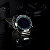 EX18 Smart Sports Watch FSTN Full View Screen Luminous Dial Stainless Steel Strap, Support Steps Counting / Burned Calory / Calendar Date / Bluetooth 4.0 / Incoming Call Reminder / Low Battery Reminder(Silver)