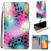 For Alcatel 1L (2021) Coloured Drawing Cross Texture Horizontal Flip PU Leather Case with Holder & Card Slots & Wallet & Lanyard(Translucent Glass)
