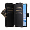 For Samsung Galaxy A33 5G Nine-card Slots Zipper Wallet Bag Leather Phone Case(Black)