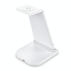 10W 3 in 1 QC 3.0  Vertical Multi-function Wireless Charger with Stand Function, Suitable for Mobile Phones / Apple Watch / AirPods (White)