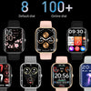 AK58 1.96 inch Screen Bluetooth Smart Watch, Steel Band, Support Health Monitoring & 100+ Sports Modes(Black)