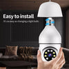 A6 WiFi Light Bulb Camera 2MP HD 1080p PTZ Night Vision