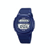 SKMEI 1821 Stainless Steel Buckle Silicone Strap Electronic Watch(Royal Blue)