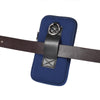 For 6.7-6.9 inch Universal Elastic Material Zipper Waist Bag(Blue)