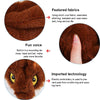 Large Squirrel Dog Toy - Durable Plush Squeaky Toy for Medium/Large Breeds