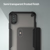 For iPhone XS Max Armor Glaze PC Hybrid TPU Phone Case(Black)