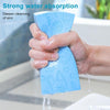 Baby Shower Spa Bath Square Sponge Body Cleaning Scrub(Blue)