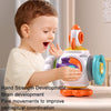 Baby Hand Grip Ball Early Learning Busy Ball Puzzle Sensory Spinning Toys, Style: Rocket