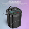 Multifunctional USB Car Cigarette Lighter Digital Display Charger