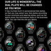 Outdoor GPS Sport Watch 1.32inch HD Round Screen Multi Sport Mode Smartwatch(Black)