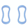 2 PCS PP Double Massage Point Yoga Circle Fascia Stretching Ring Pilates Resistance Ring (Sky Blue)