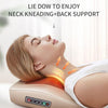 Multifunctional Mini Massage Pillow Neck and Shoulder Cervical Massager, Plug Type:US Plug(Black)