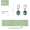 Dream Glazed Earrings S925 Sterling Silver Glazed Silver Earrings
