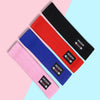 2PCS BOER Polyester + Latex Silk Anti-skid Elastic Fitness Resistance Ring Yoga Stretch Belt