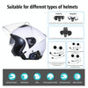 WUPP CS-1412A1 Bluetooth 5.1 S2 Motorcycle Helmet Full Duplex Bluetooth Intercom Headset Earphone(Blue)