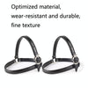 1 Pair High Heels Prevent Heel Drop Shoe Strap(Mirror Black)