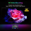 HK1 RBOX K8 8K Android 13.0 Smart TV Box with Remote Control, 4GB+64GB, RK3528 Quad-Core(AU Plug)