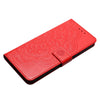 For Samsung Galaxy A26 5G Flower Embossed Leather Phone Case(Red)
