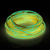 Waterproof Round Flexible Car Strip Light with Driver for Car Decoration, Length: 5m(Yellow)