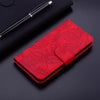 For Realme 13+ Global Tiger Embossing Pattern Flip Leather Phone Case(Red)