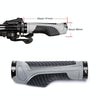 PROMEND GR-504 1 Pair TPR Ergonomic Ball Bicycle Grip Cover (Black Black)